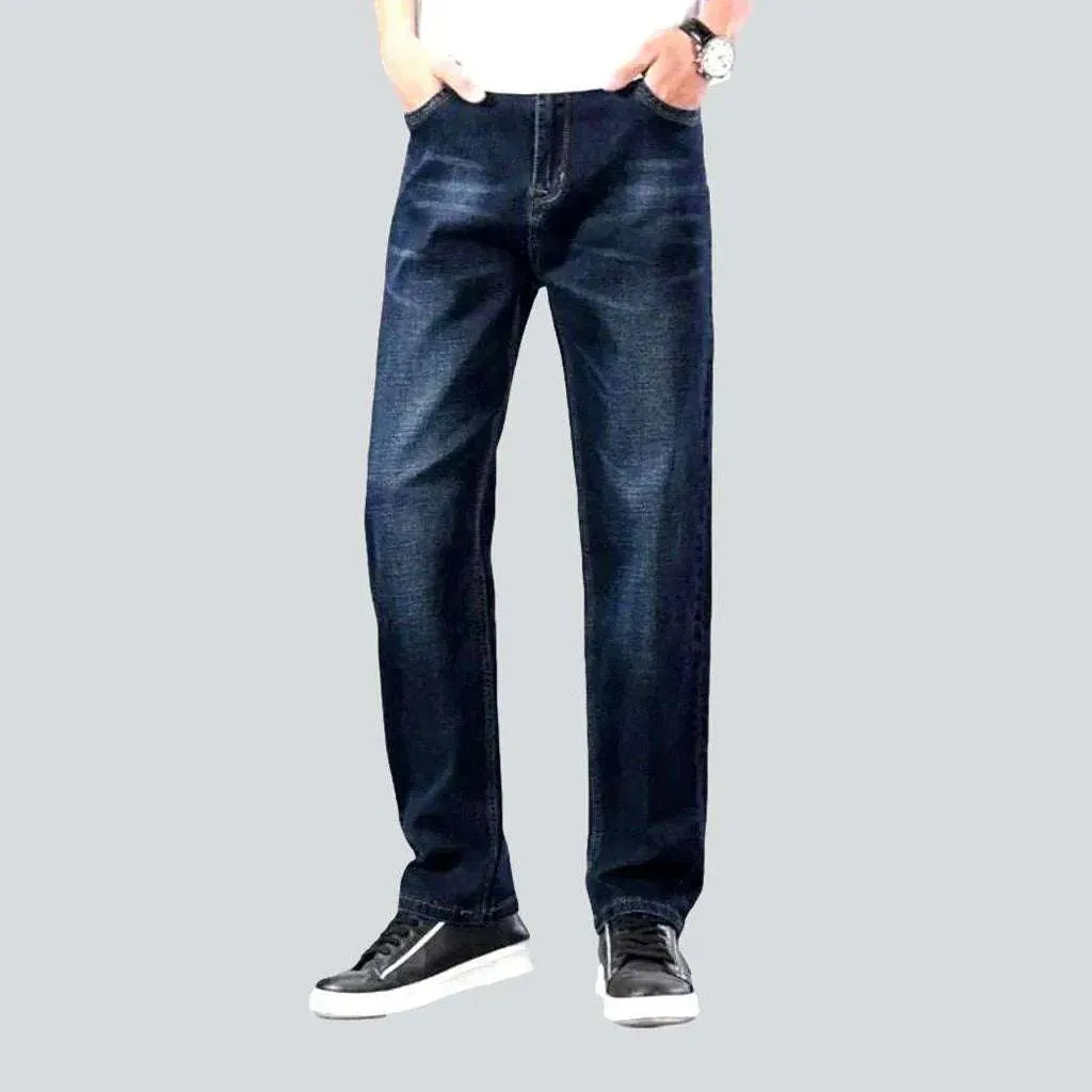 Straight-fit casual jeans for men