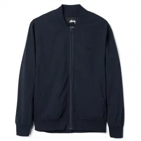 STÜSSY SEERSUCKER BOMBER // NAVY