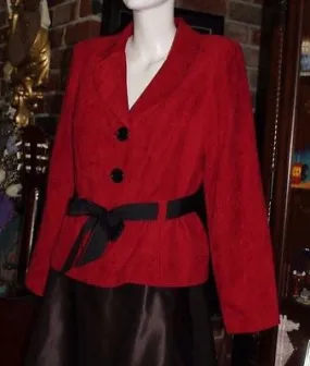 STUDIO I Red Jacket Size 10