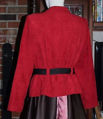 STUDIO I Red Jacket Size 10