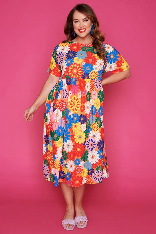 Superstar Hippy Floral Dress*