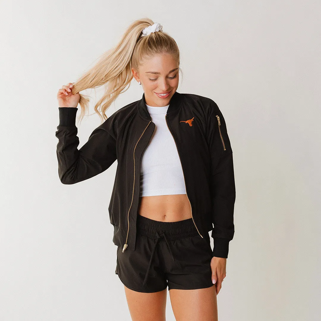 Texas Bomber Jacket, Black