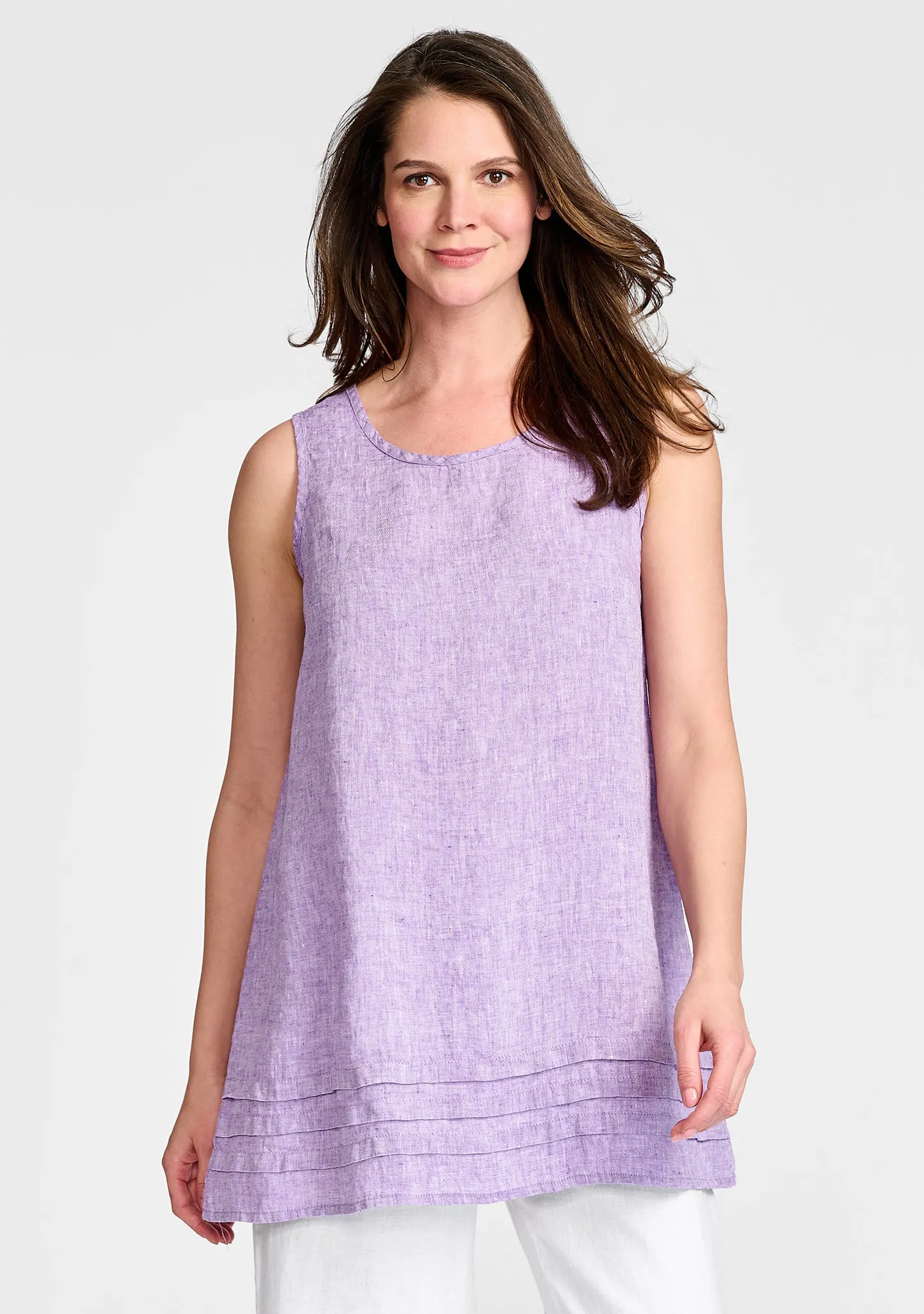 Tuck Tunic - Linen Tank Top - FINAL SALE