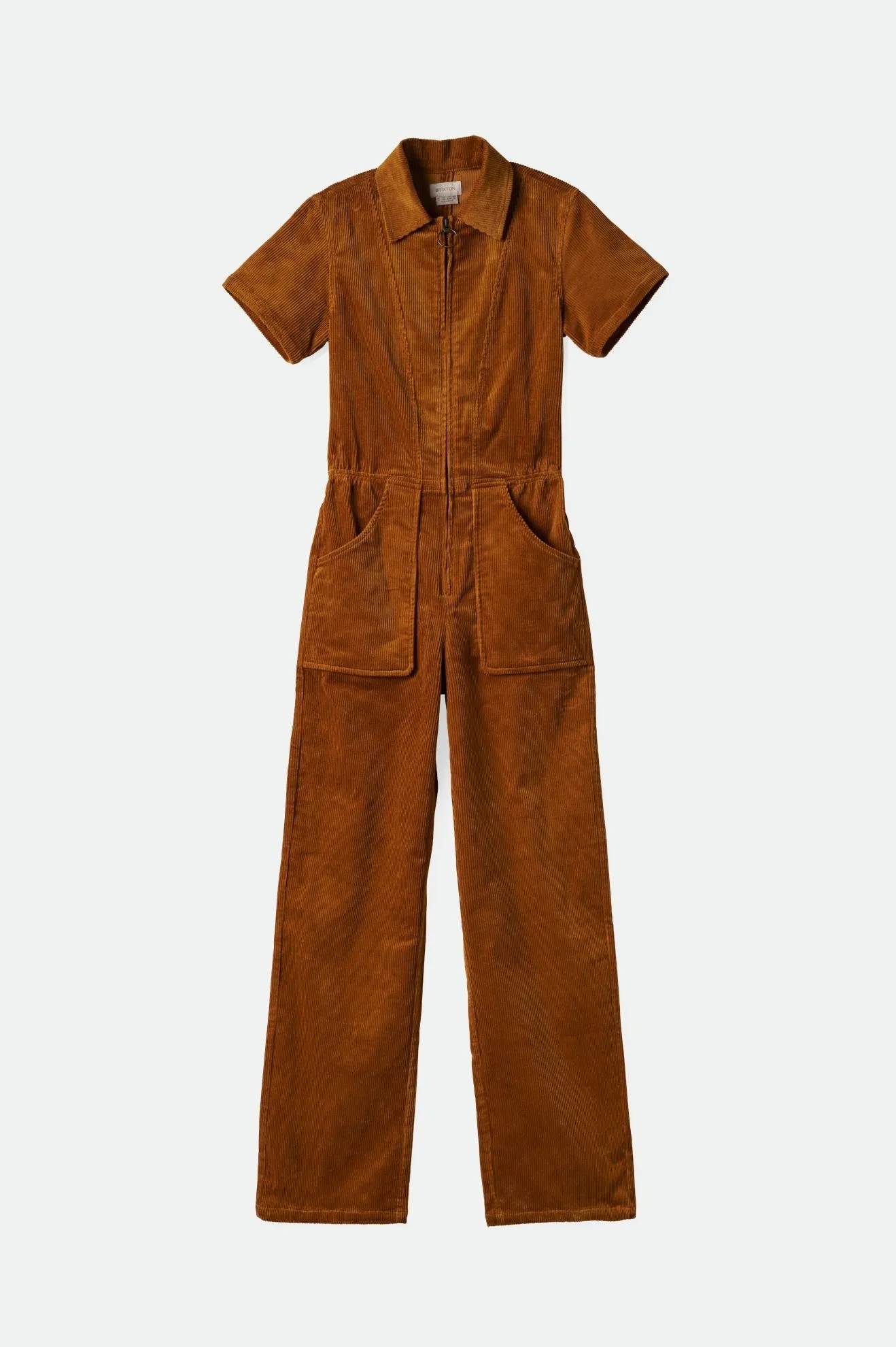 Utility Jumpsuit - Golden Brown Cord