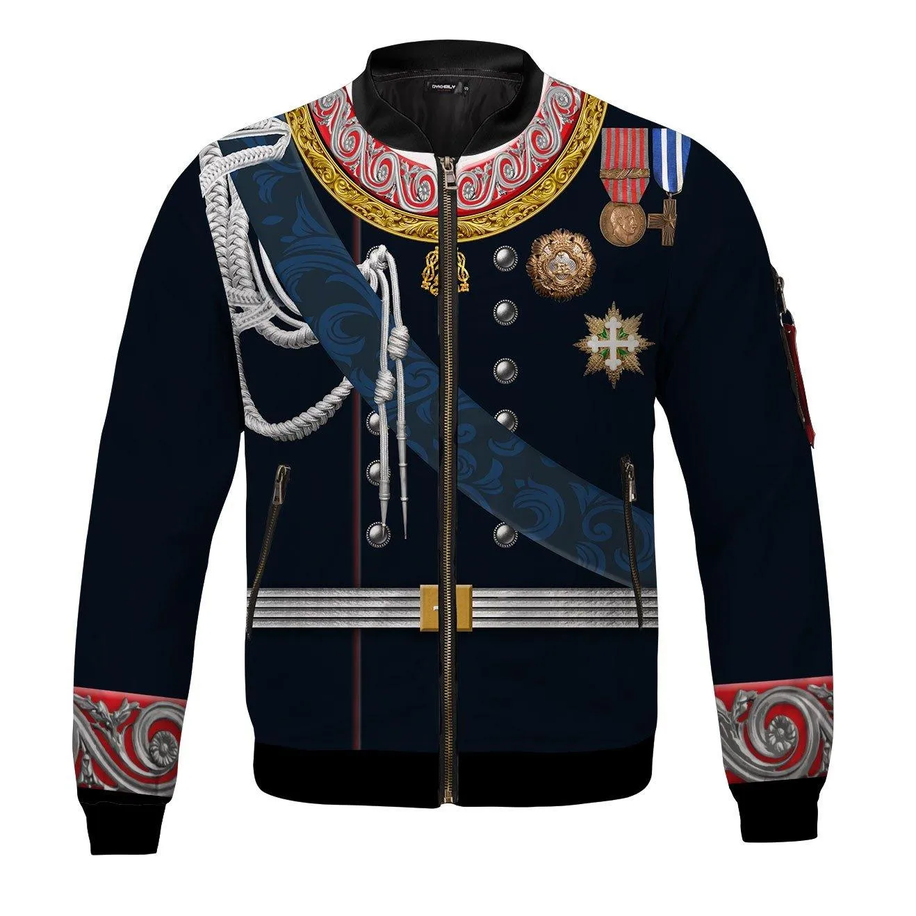 Victor Emmanuel II - King of Italy Bomber Jacket