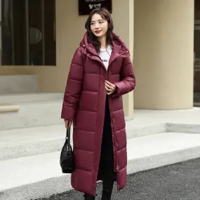 Warm Side Slit Cotton Padded Jacket