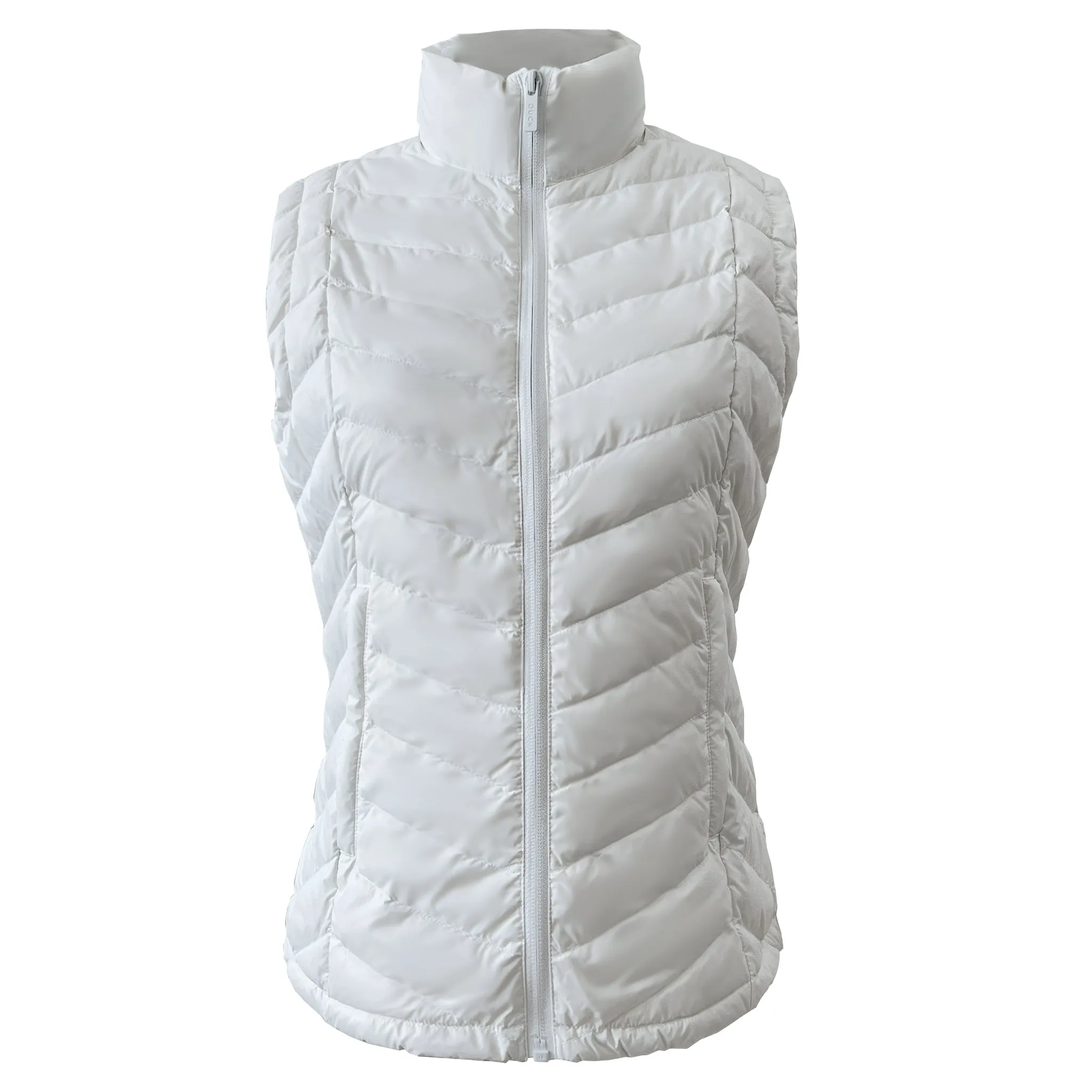 White Duck Down Puffer Vest