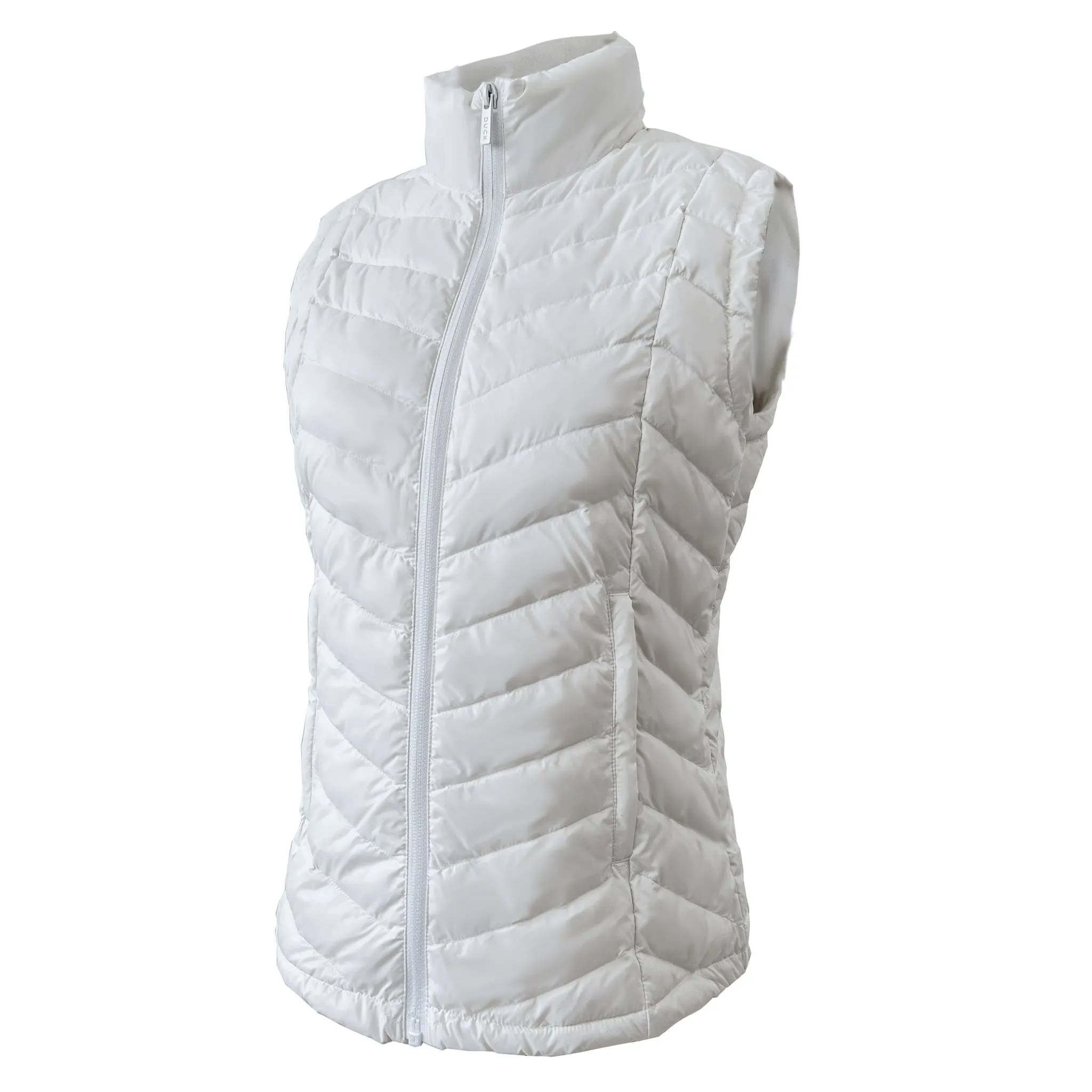 White Duck Down Puffer Vest