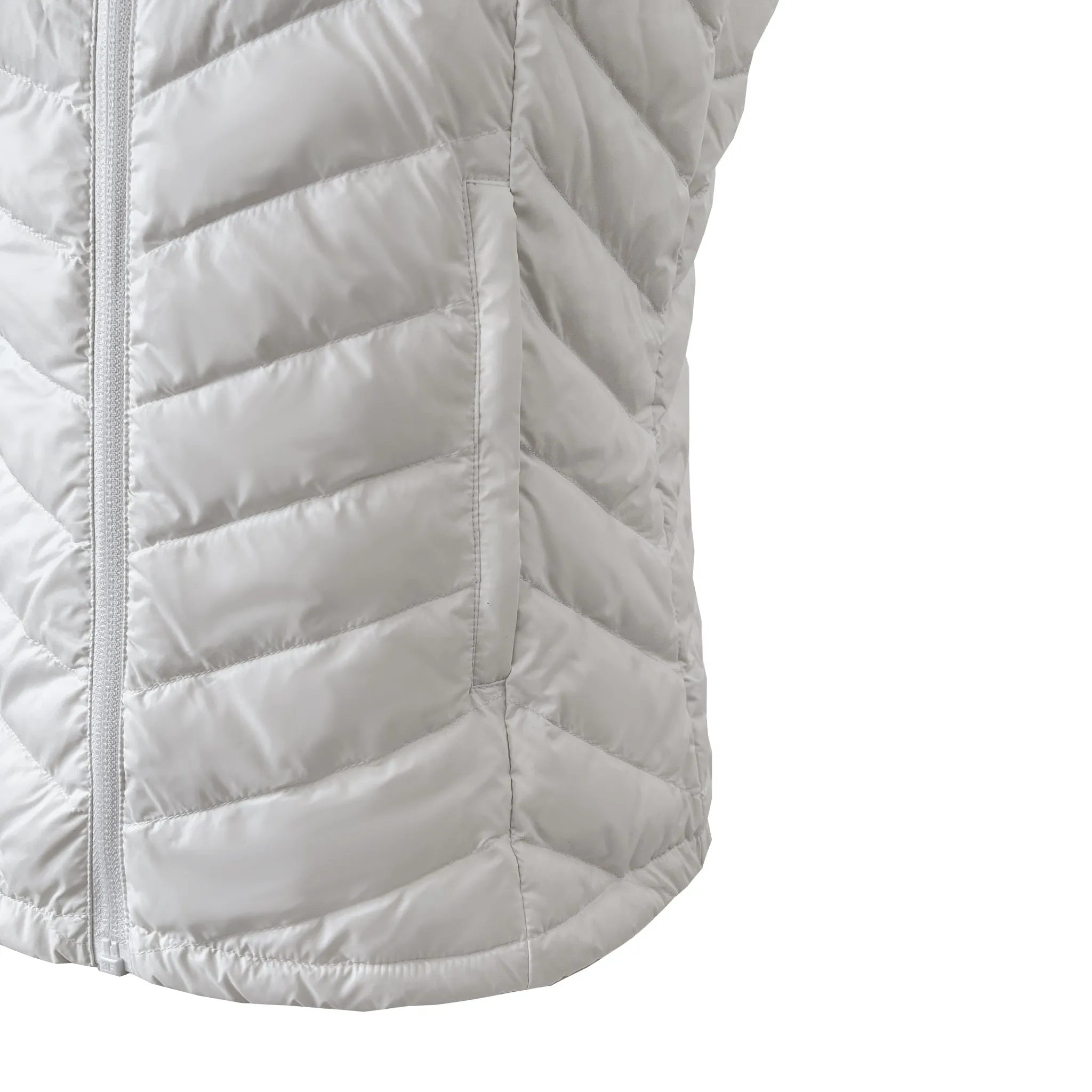 White Duck Down Puffer Vest