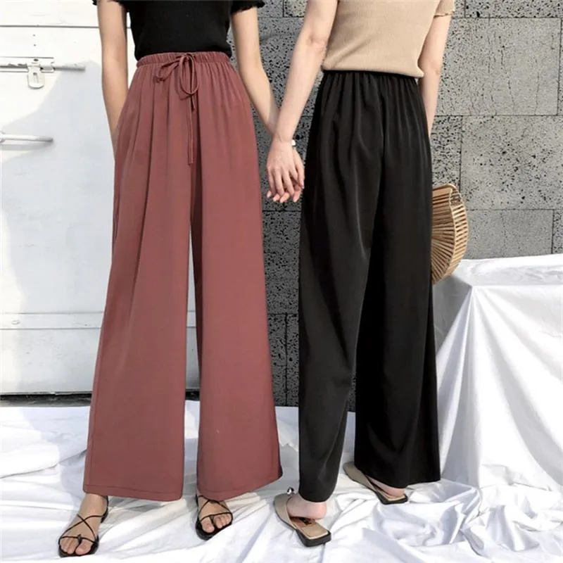 Wide Leg Casual High Waist Pants