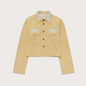 Womens Retro Jacket - Yellow