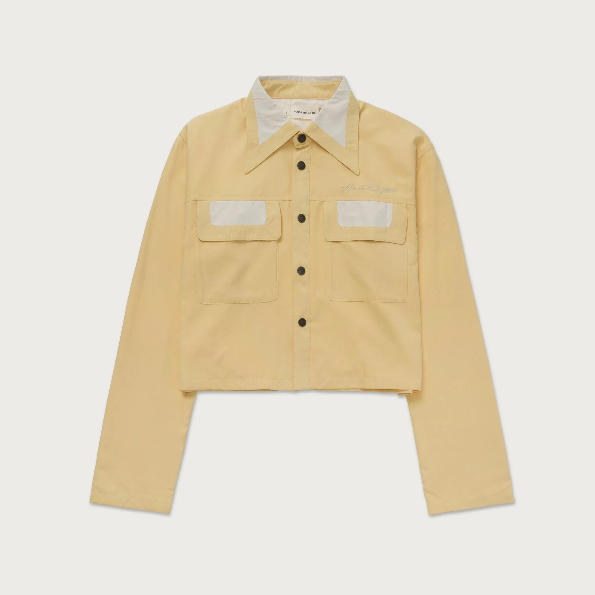 Womens Retro Jacket - Yellow