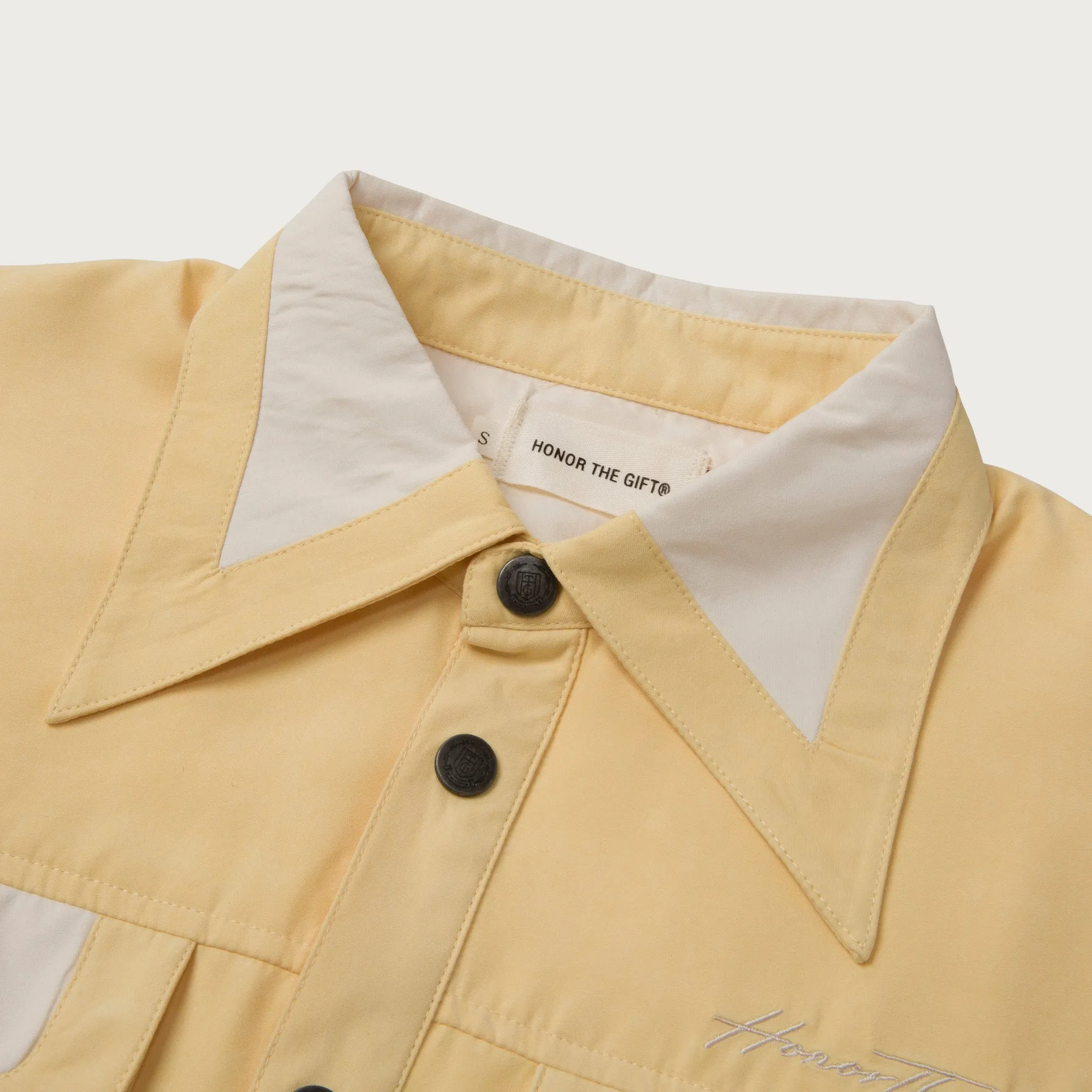 Womens Retro Jacket - Yellow