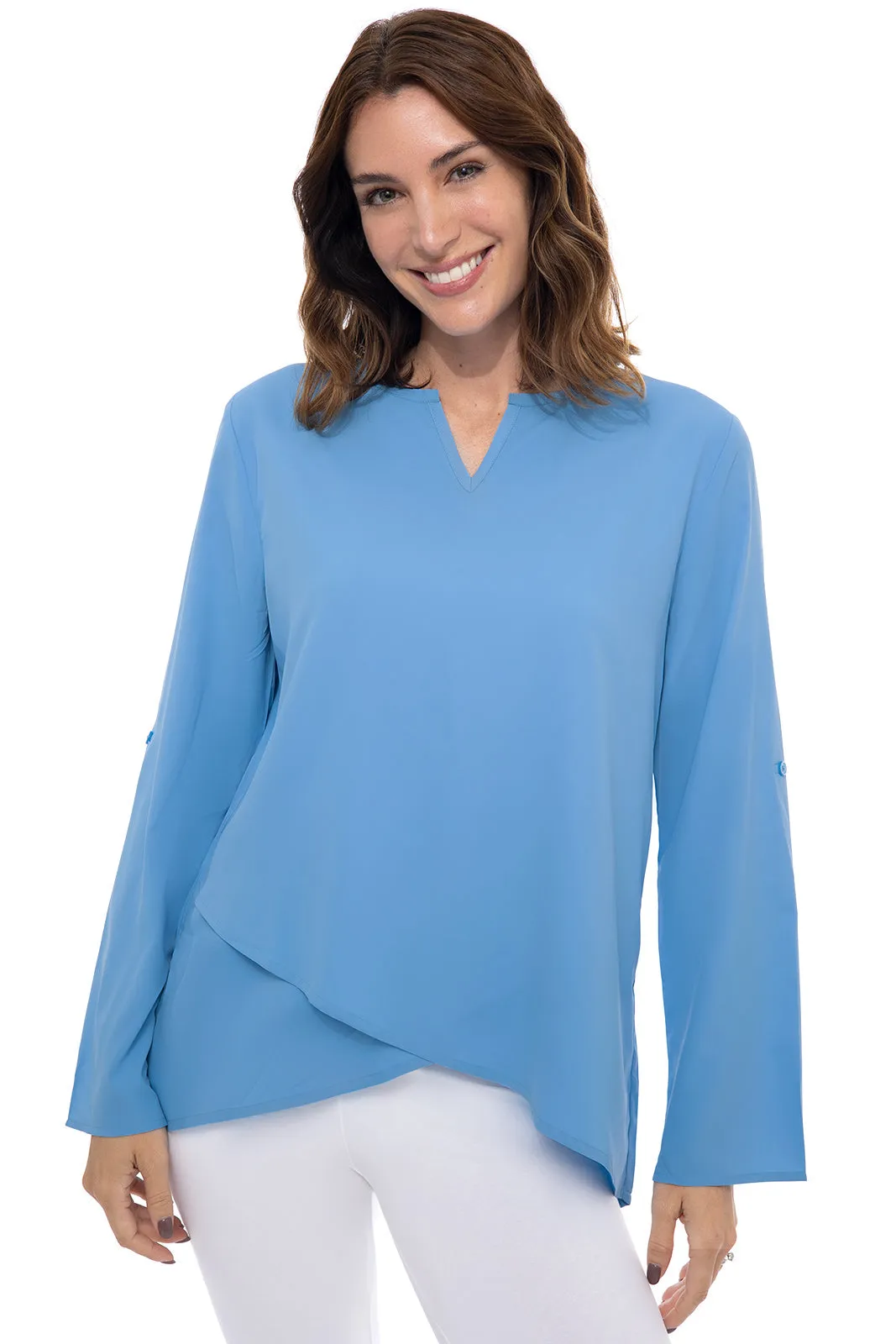 Women's Santa Barbara Tunic Top | Clear Sky Blue