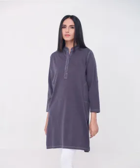 Women's Stone Wash Tunic Shirt