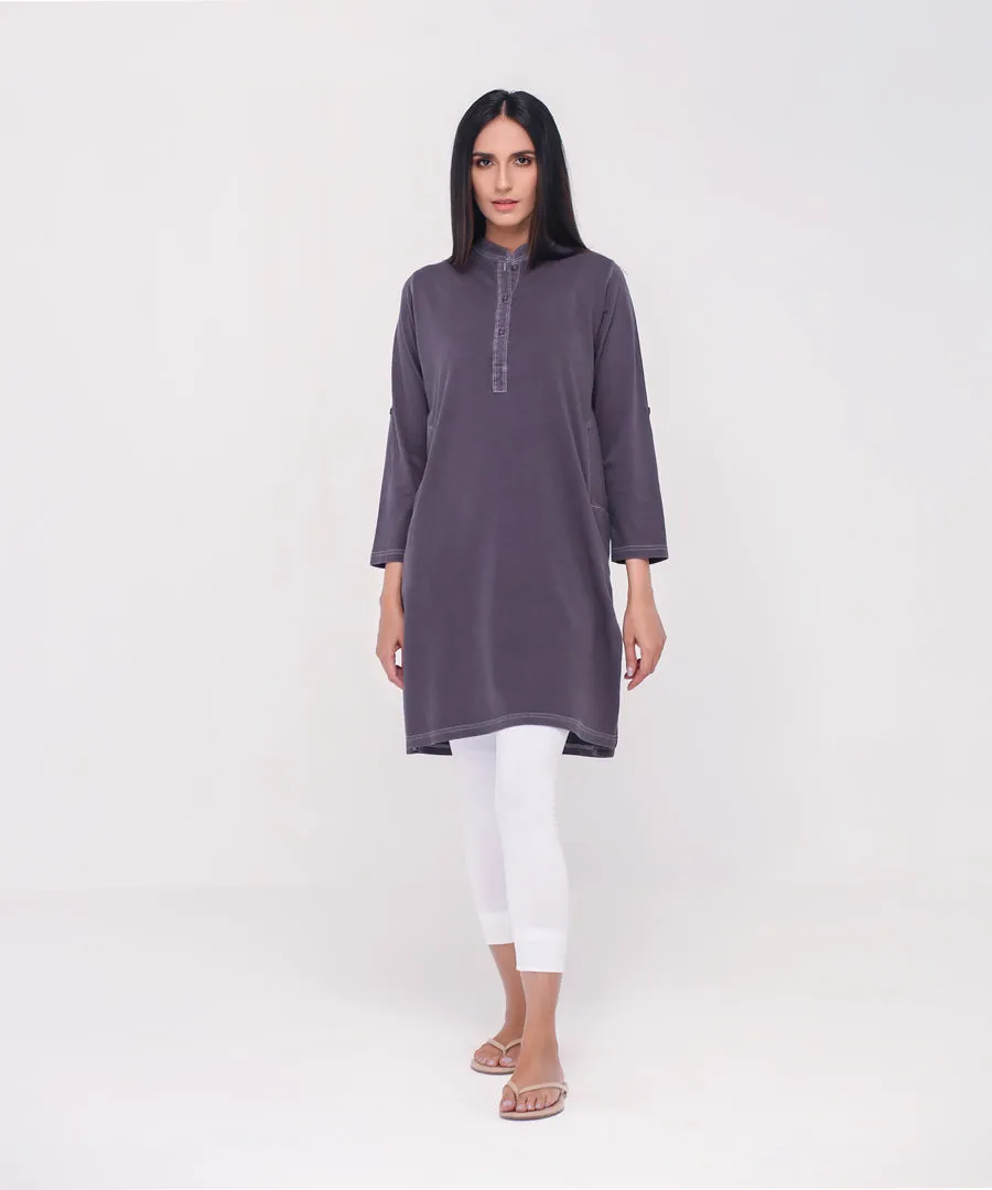 Women's Stone Wash Tunic Shirt