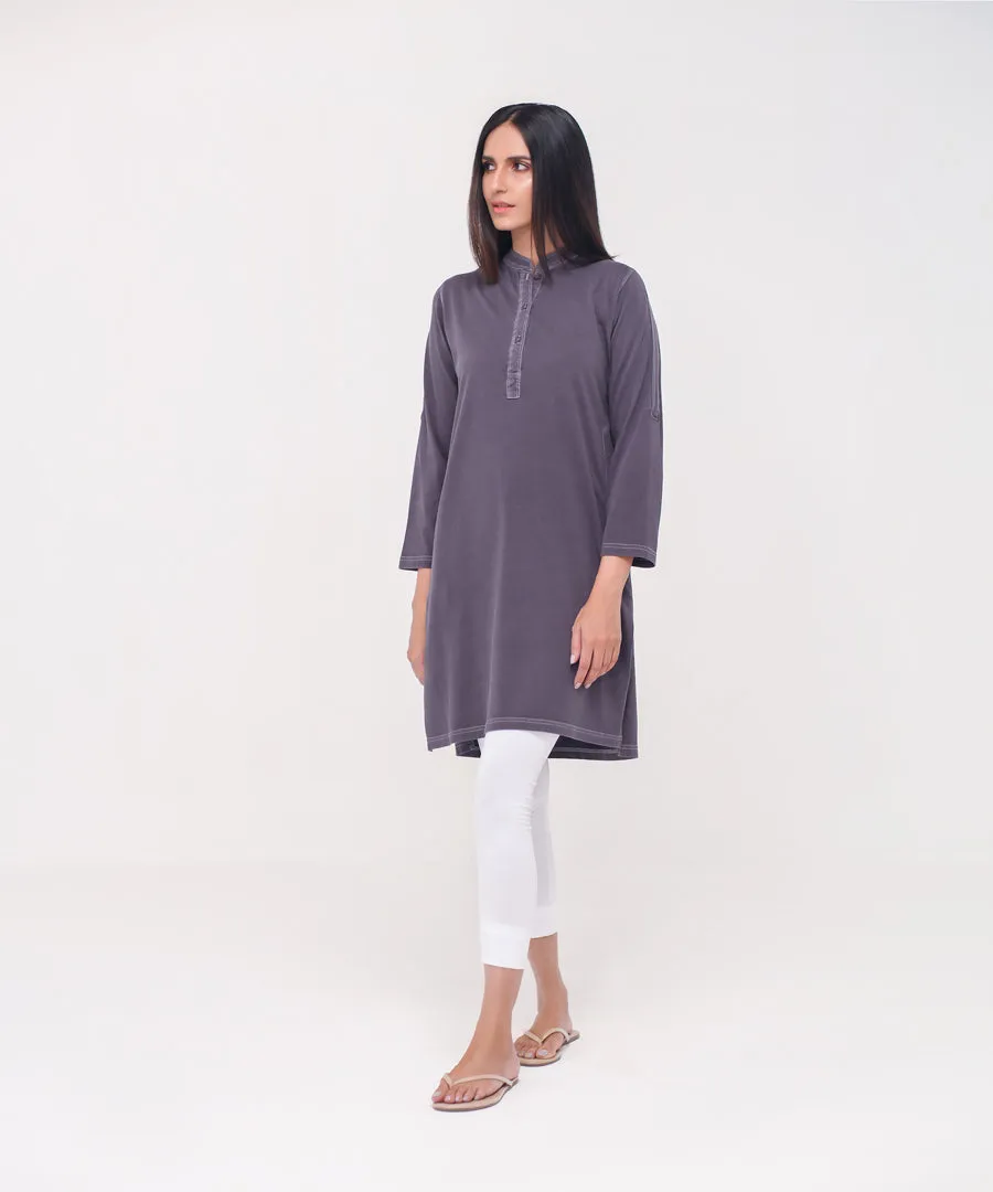 Women's Stone Wash Tunic Shirt