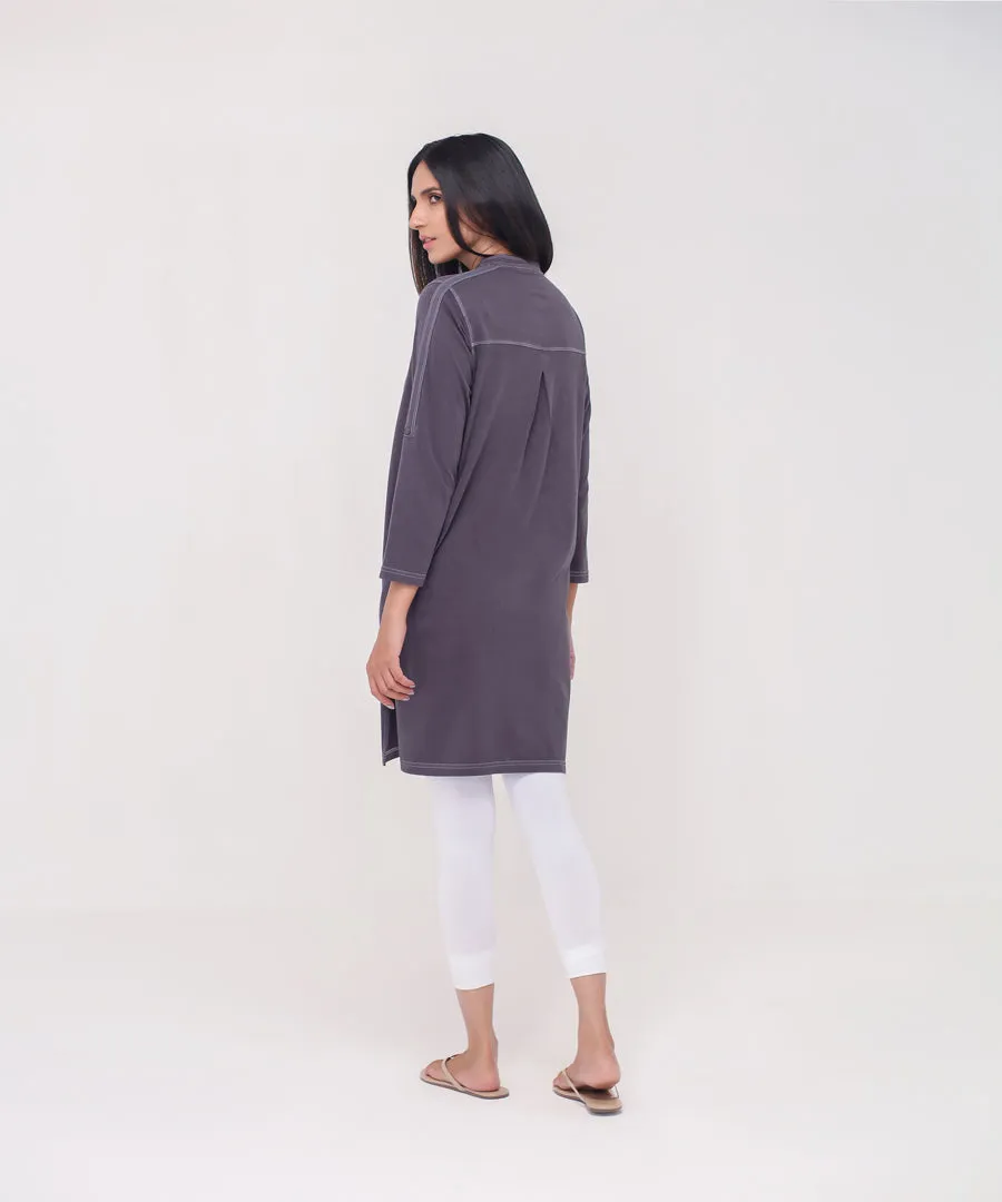 Women's Stone Wash Tunic Shirt