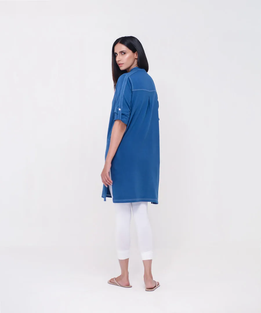 Women's Stone Wash Tunic Shirt